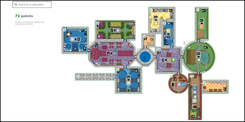 an example castle and its score